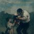 The Kiss, by Honoré Daumier