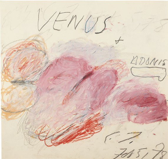 Cy Twombly, Venus and Adonis (1978)