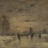 Skating in Holland, by Johan Barthold Jongkind