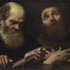 Saints Anthony Abbot and Francis of Assisi, by Andrea Sacchi